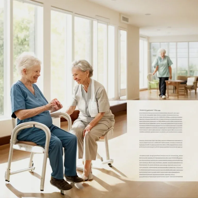 Group cognitive activities in a calm room